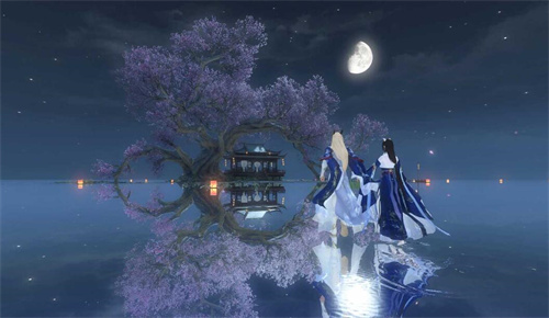 逆水寒手游镜湖观星点位置1