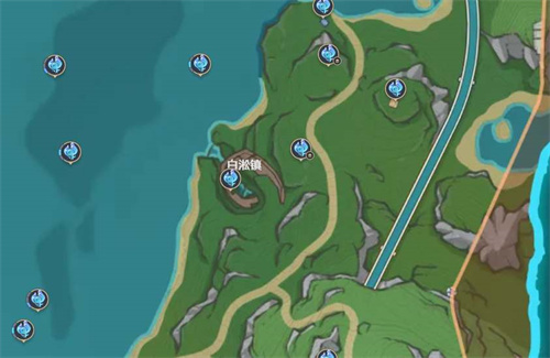 原神白淞镇水神瞳在哪1
